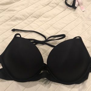 Pink push up bikini top